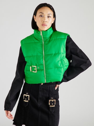 Hoermanseder x About You Bodywarmer 'Nicky' in Groen: voorkant