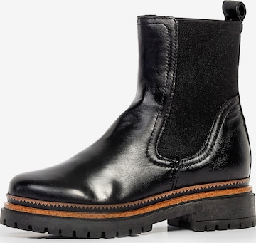 Ankle boots 'DEGNA' di MJUS in nero: frontale