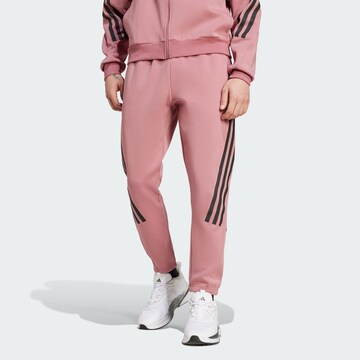 ADIDAS SPORTSWEAR Tapered Sports trousers 'Future Icons' in Pink: front
