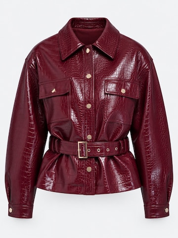 Ombre Between-Season Jacket in Red: front