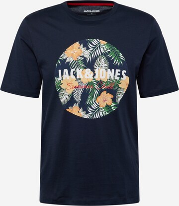 JACK & JONES Tričko 'CHILL' – modrá: přední strana