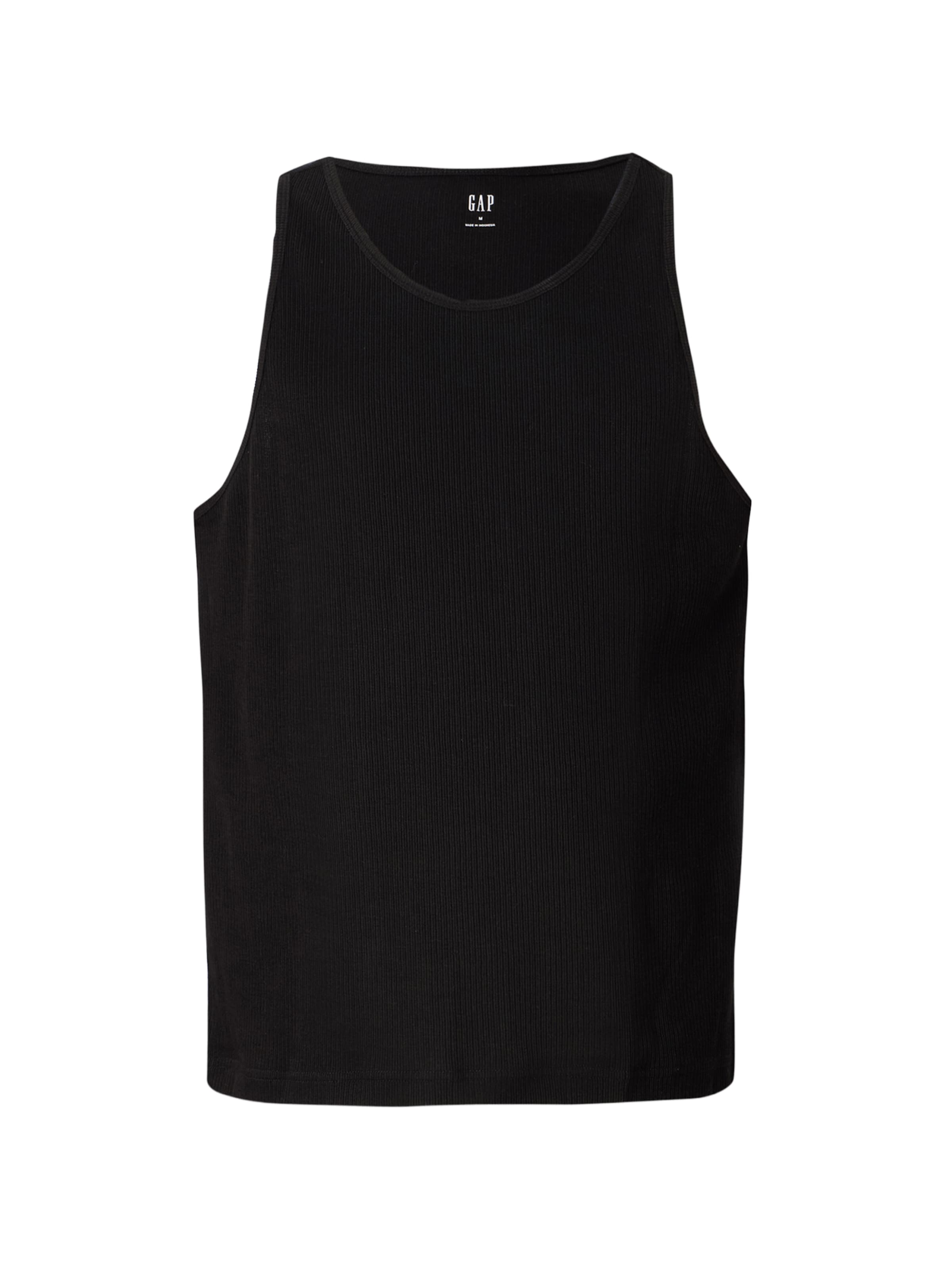 GAP - Camiseta en negro: frente