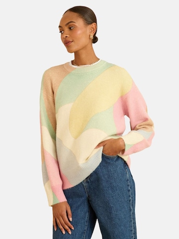 love & roses Pullover in Mischfarben: Vorderseite