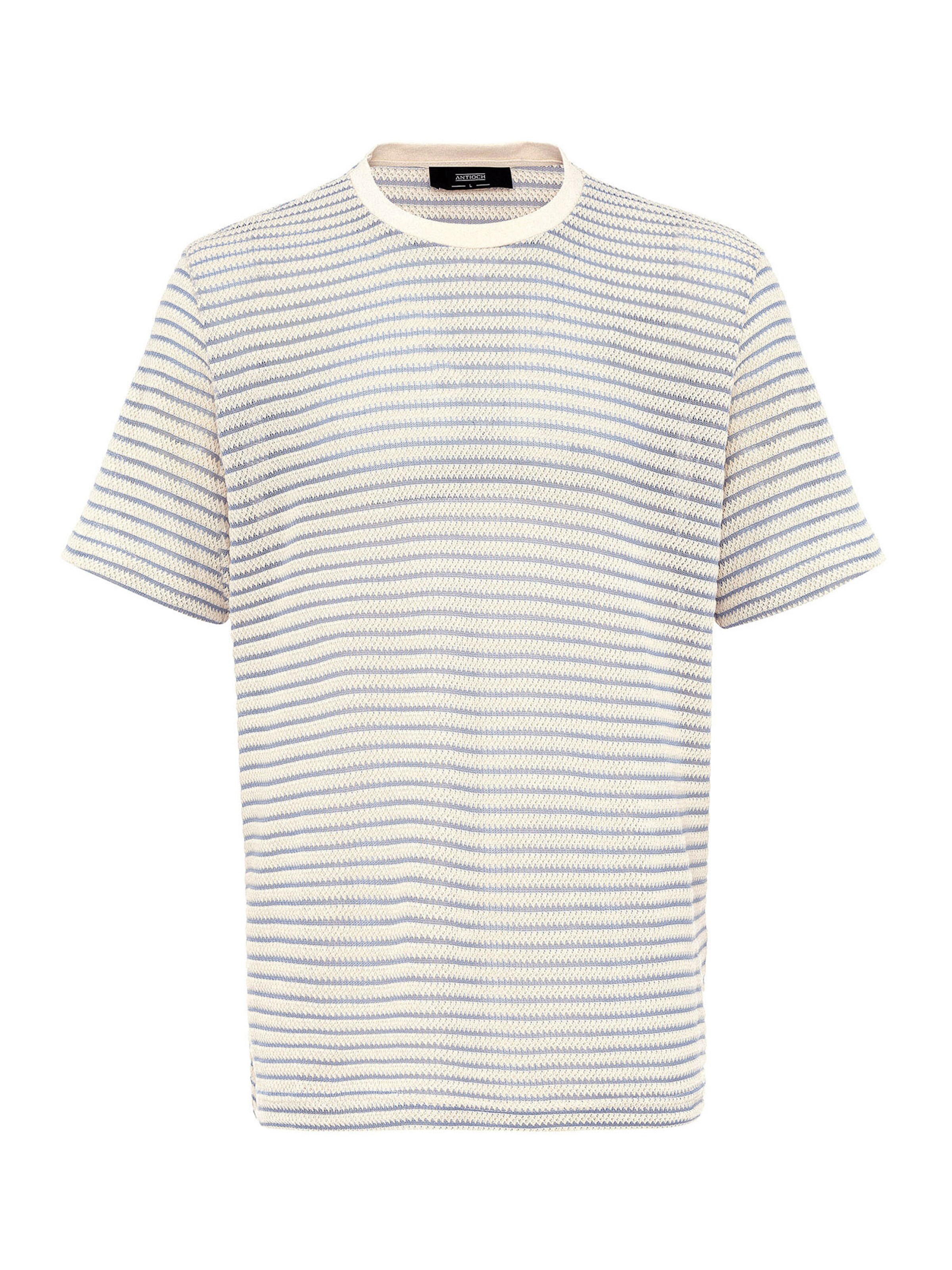 Tricou de la Antioch pe bej: față