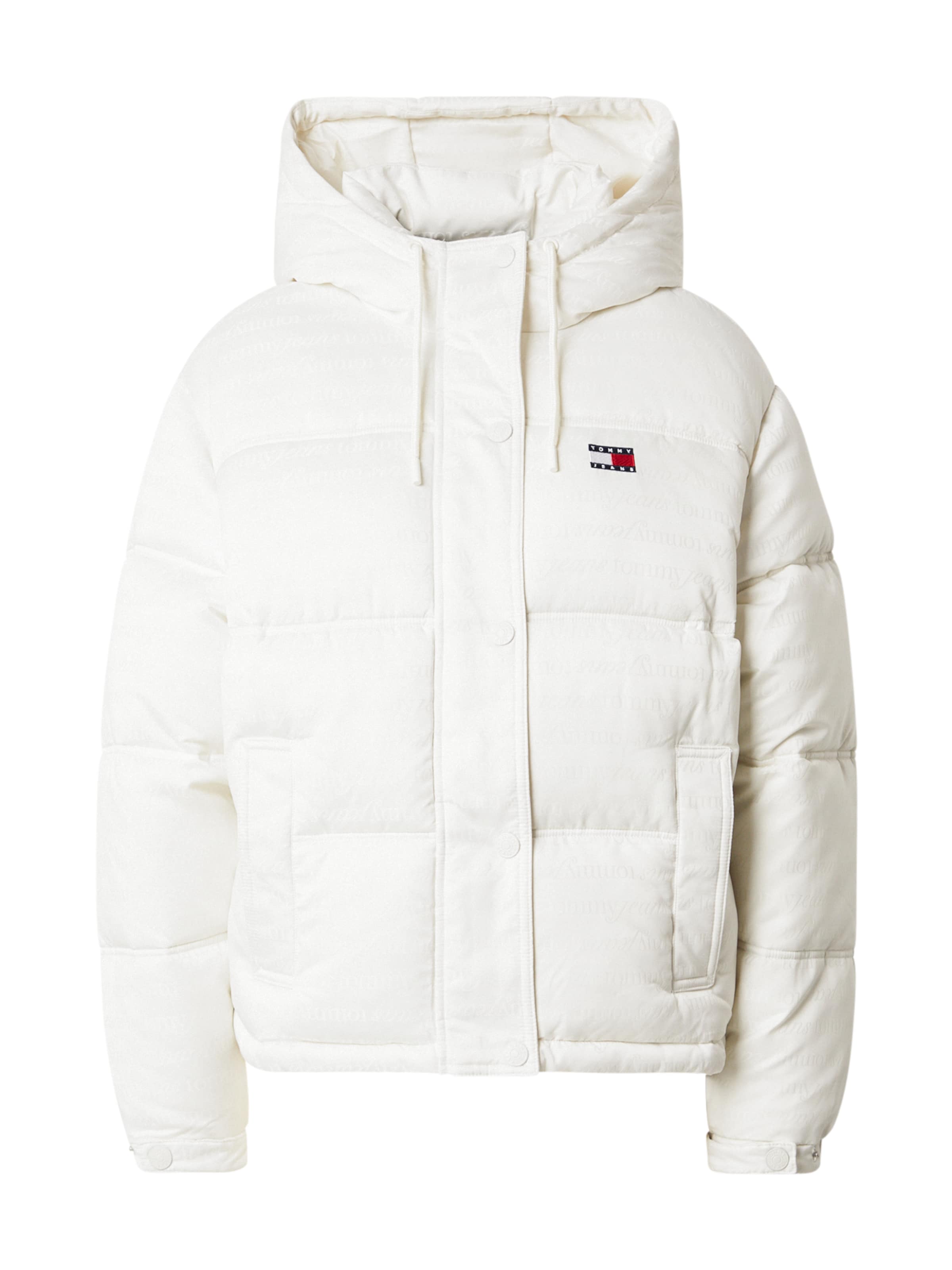 Veste d’hiver Tommy Jeans en blanc : devant
