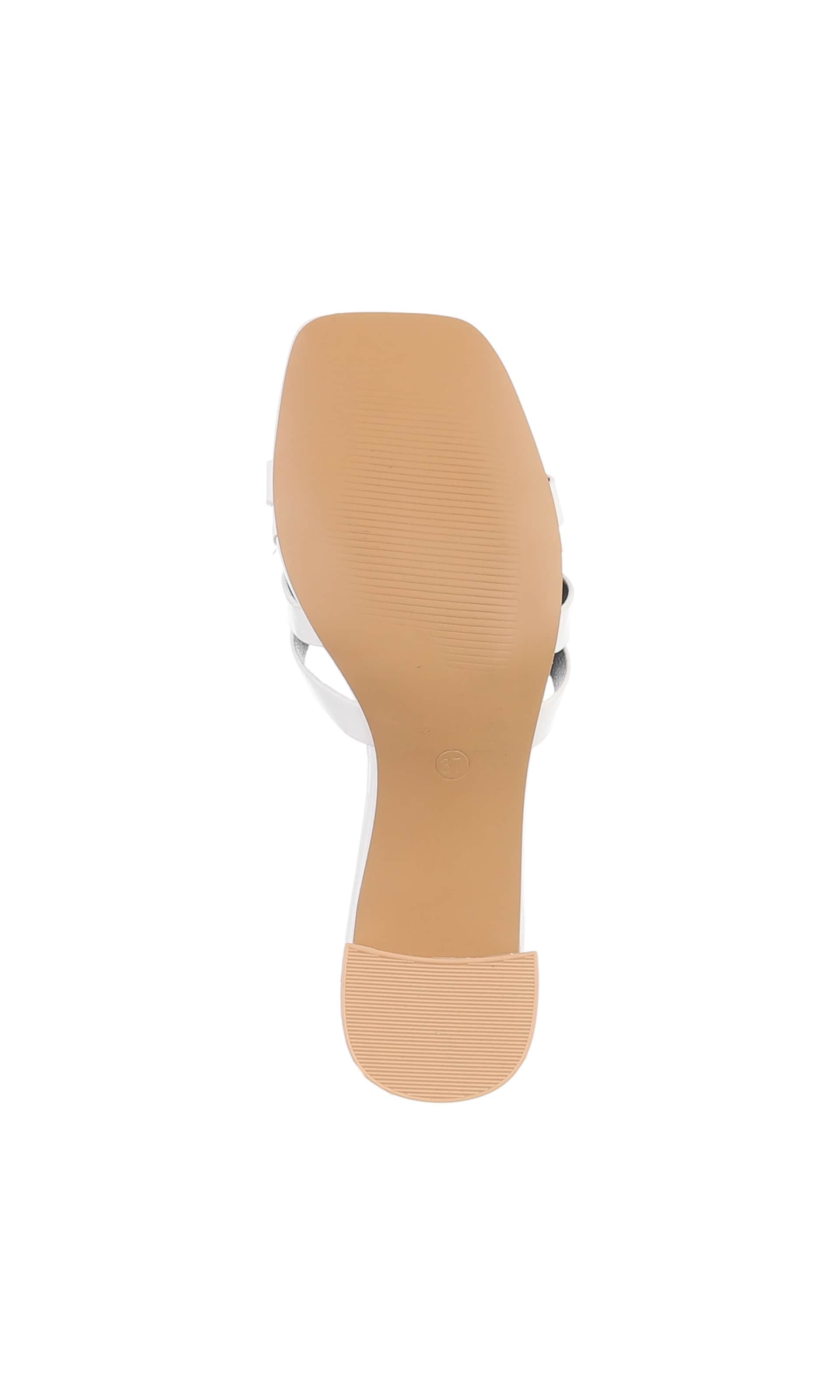 Ital-Design Pantolette in Weiß