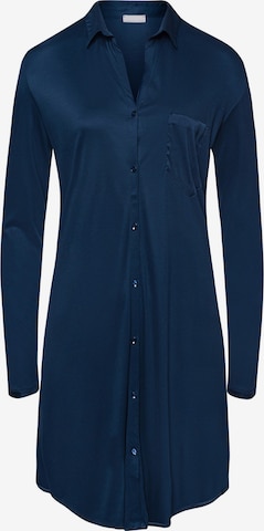 Chemise de nuit ' Central ' Hanro en bleu : devant
