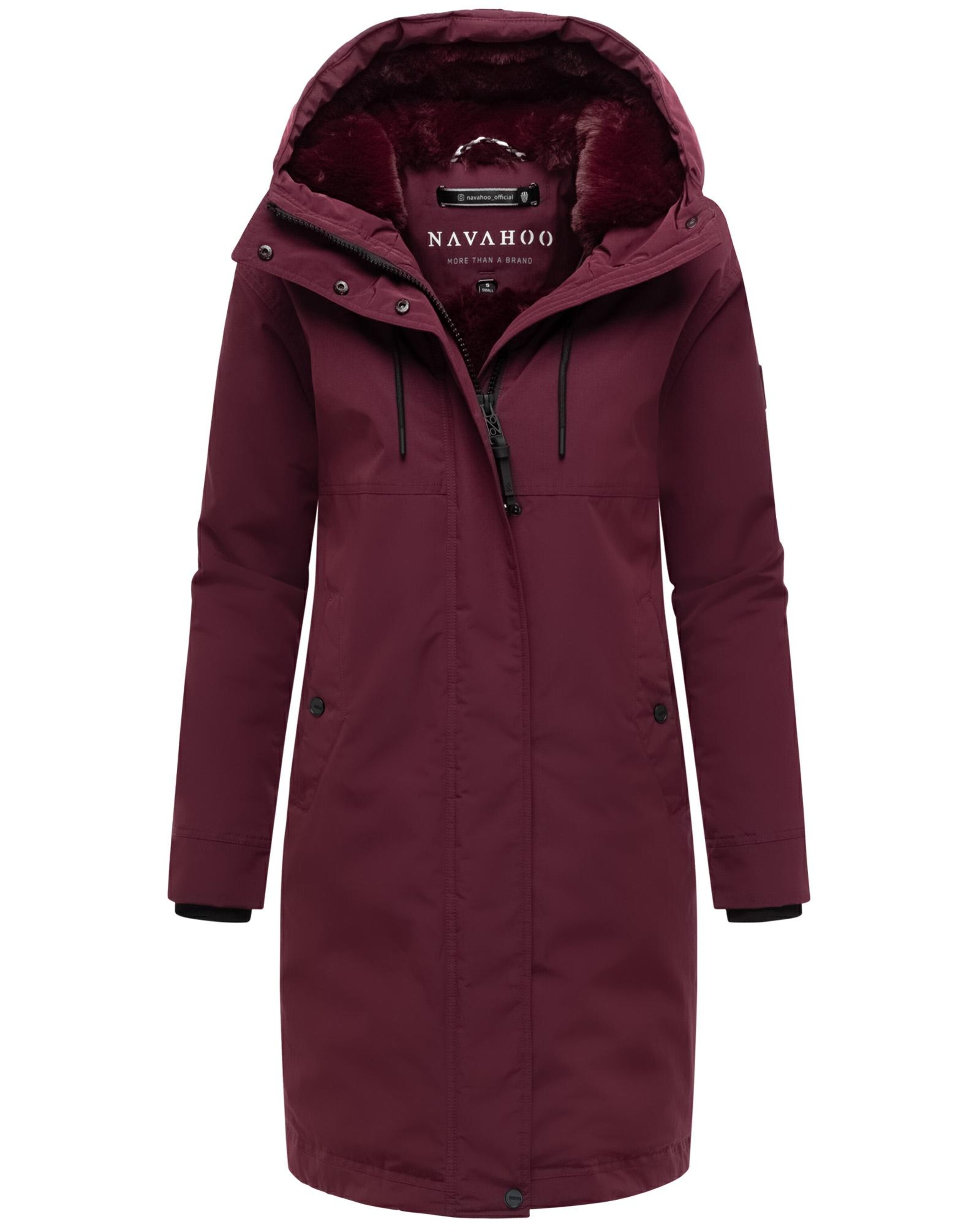 NAVAHOOZimski kaput 'Hageltanz 14' - crvena boja
