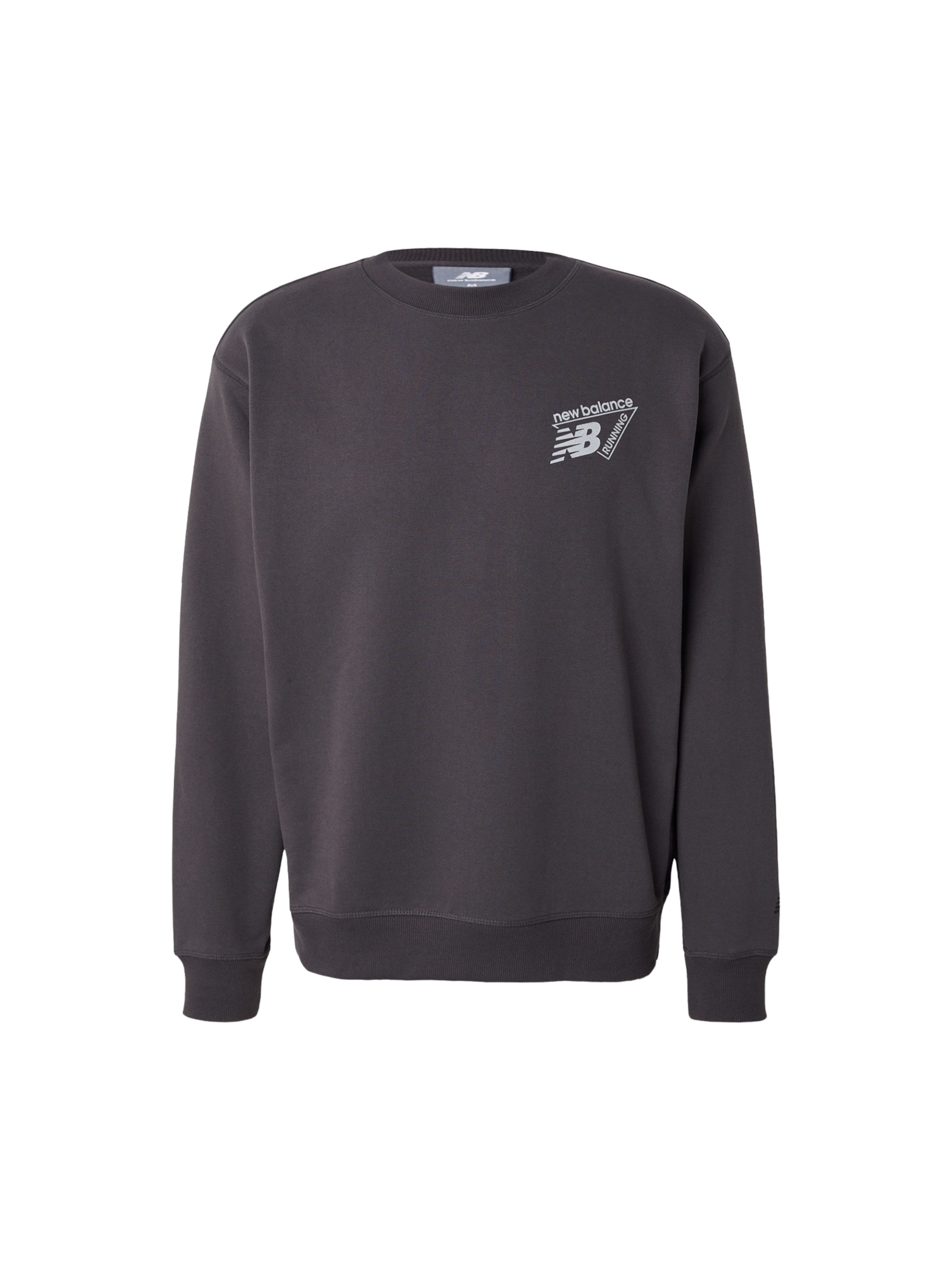 Bluză de molton de la new balance pe negru: față