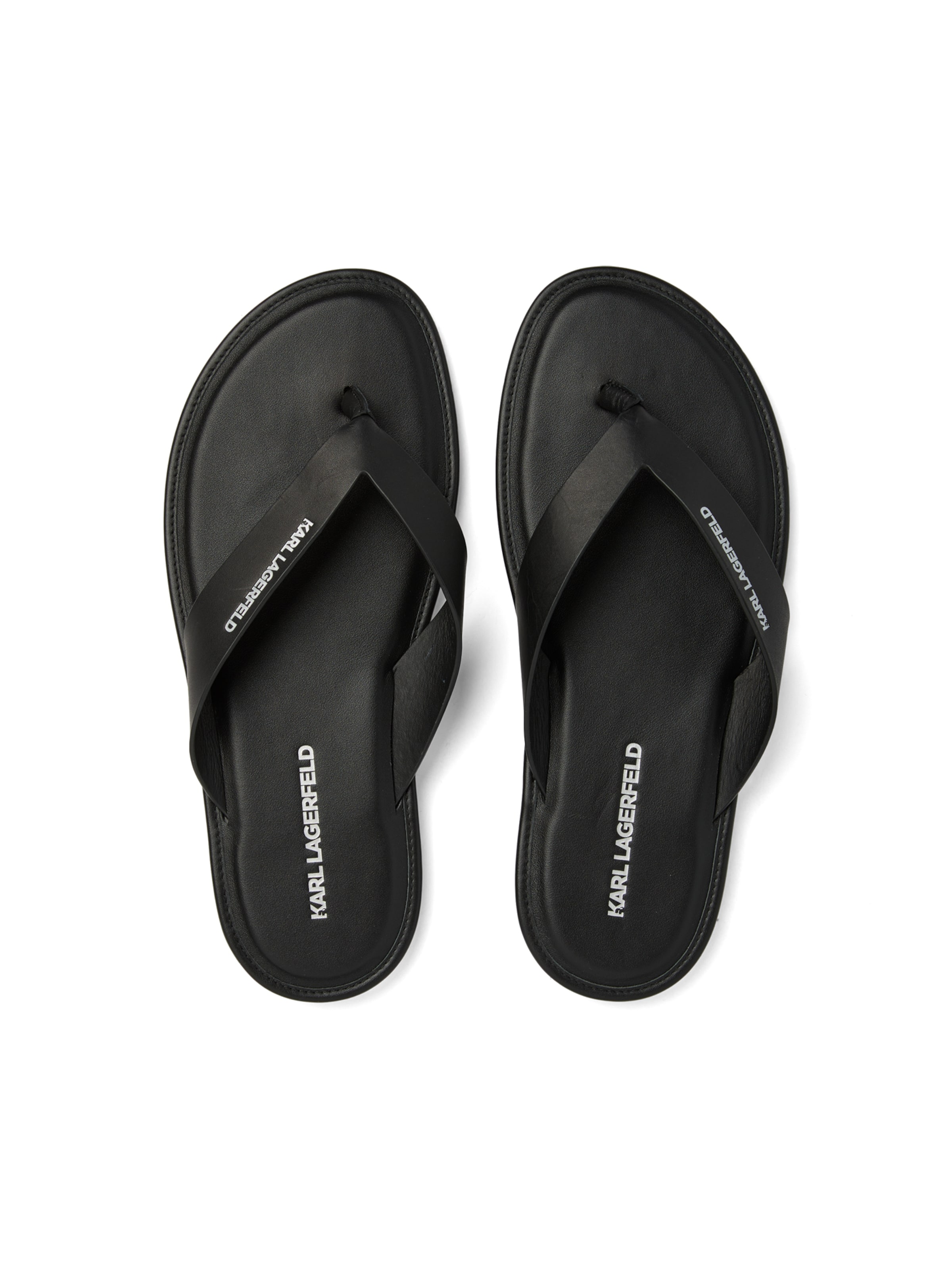 Karl Lagerfeld Сандали ' KASTOR IV ' в черно: отпред