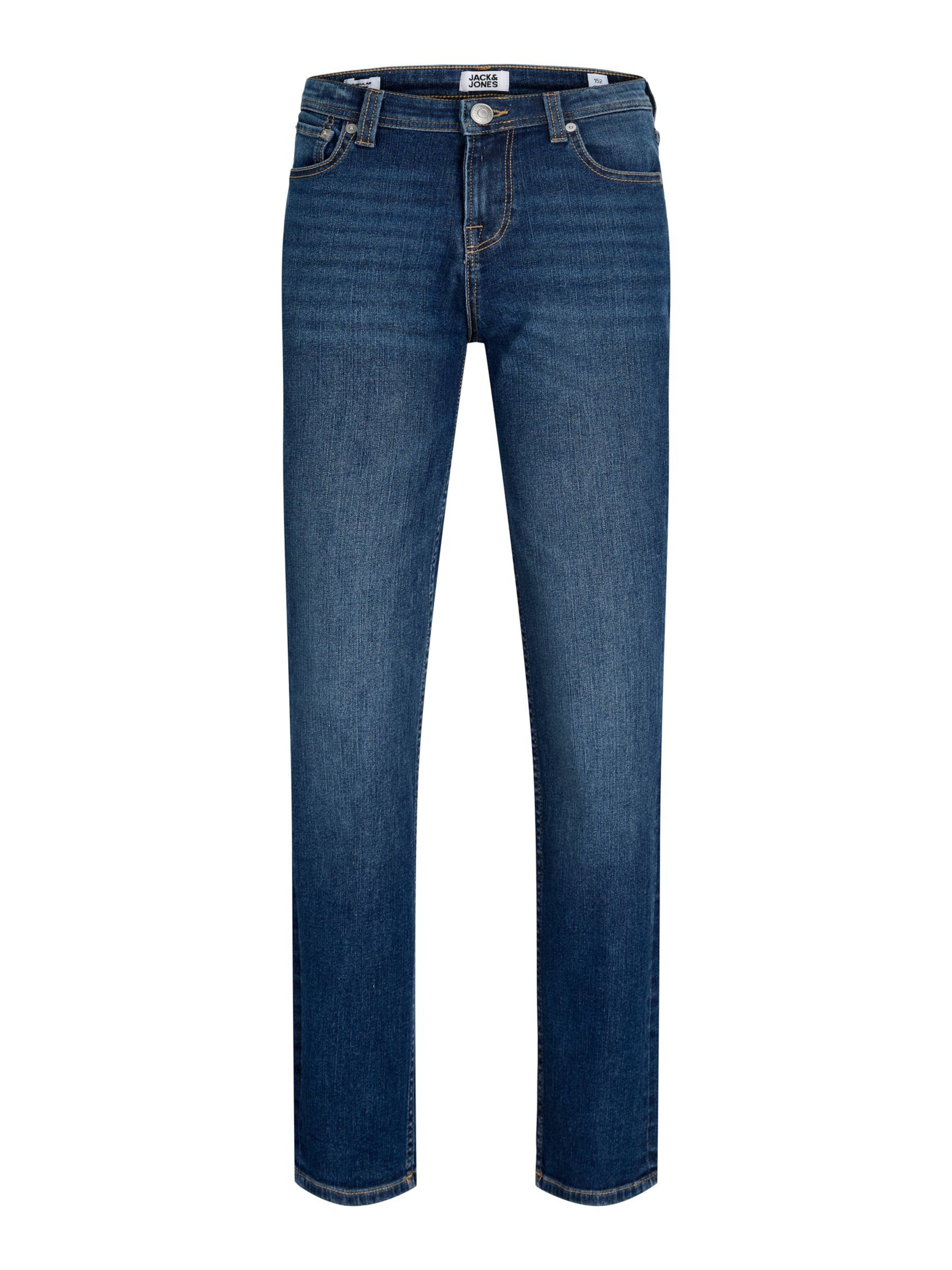 Jack & Jones Junior - regular Vaquero 'JJIClark JJOriginal' en azul: frente
