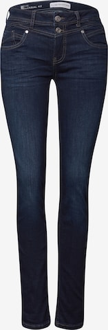 STREET ONE Slimfit Farkut 'Jane' värissä sininen: etupuoli