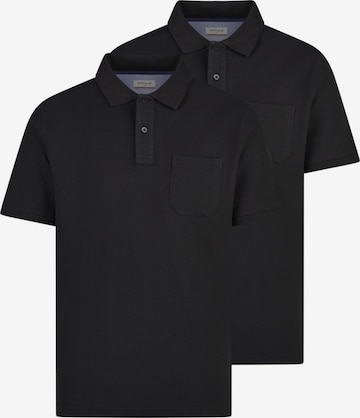 redmond Shirt 'Basic' in Schwarz: Vorderseite