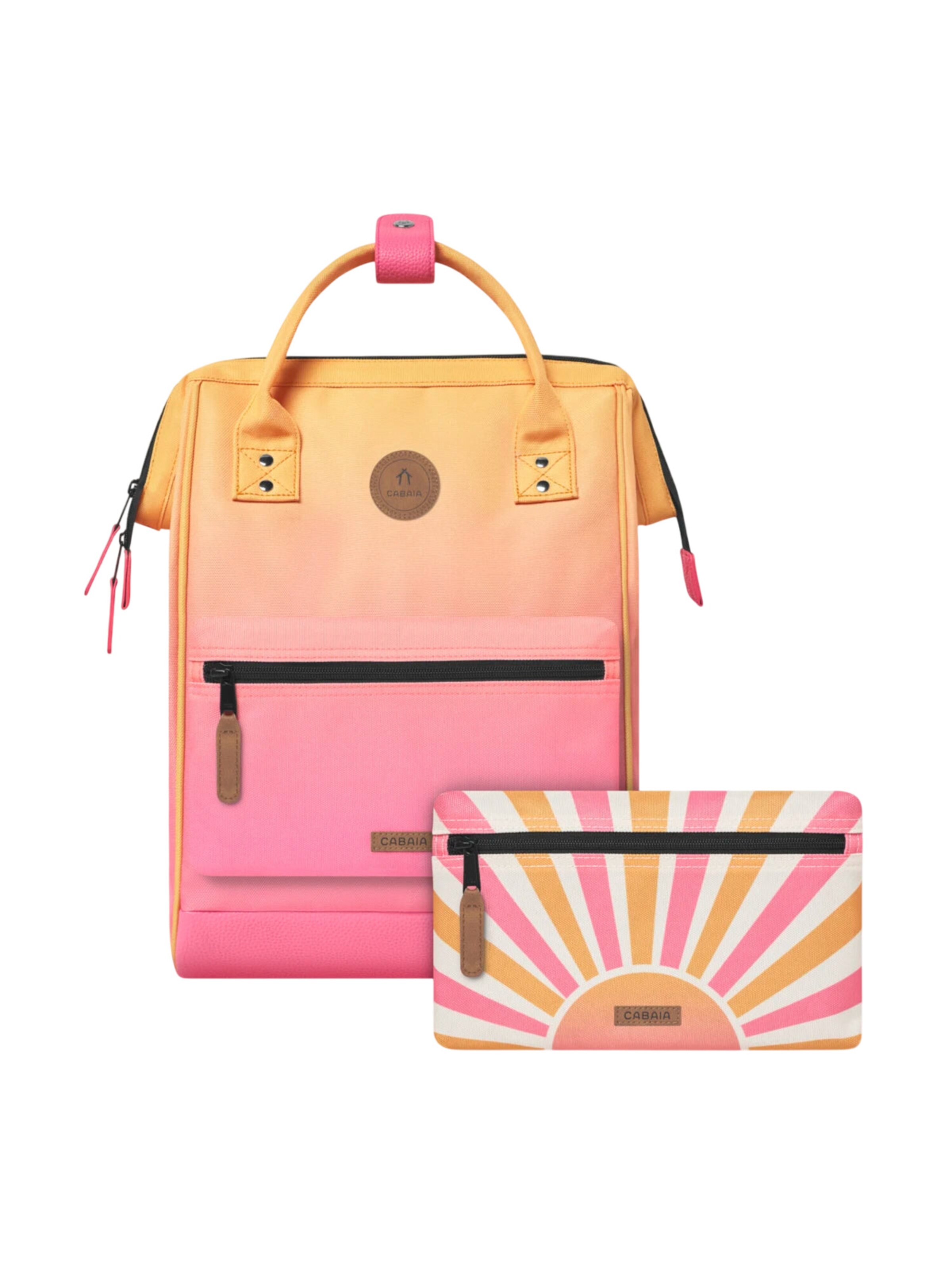 Cabaia Backpack 'Adventurer' in Orange: front