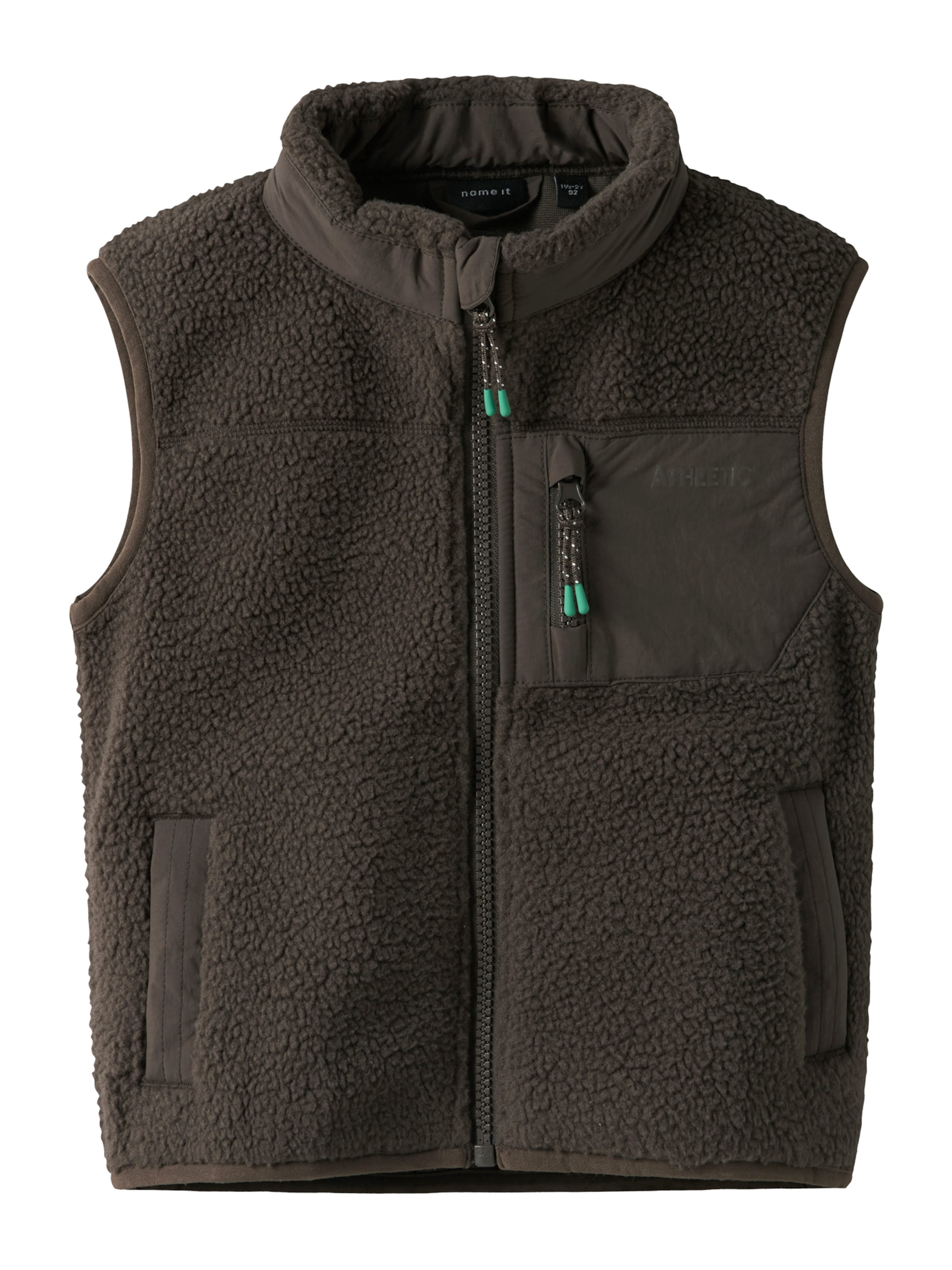 NAME IT Елек 'NMMMILLER' в кафяво: отпред