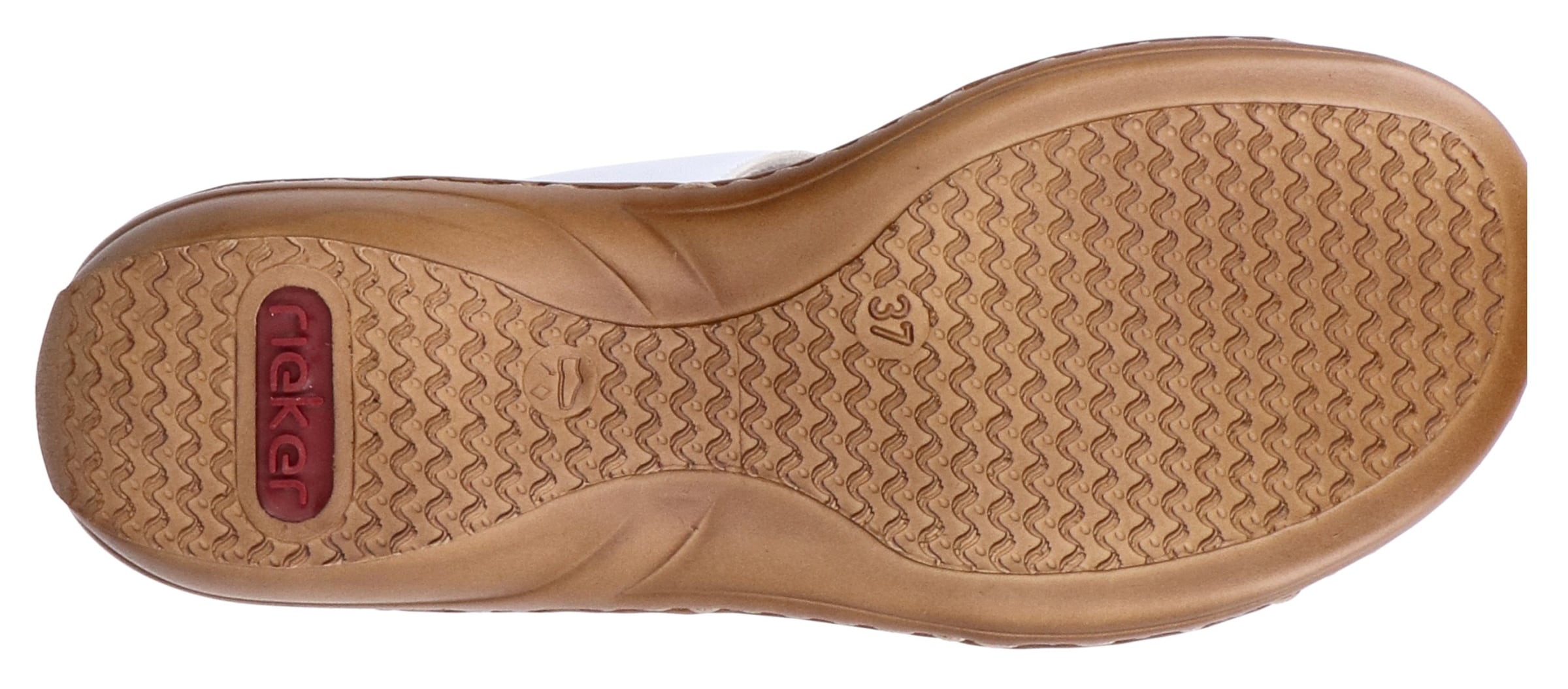 Mule Rieker en blanc