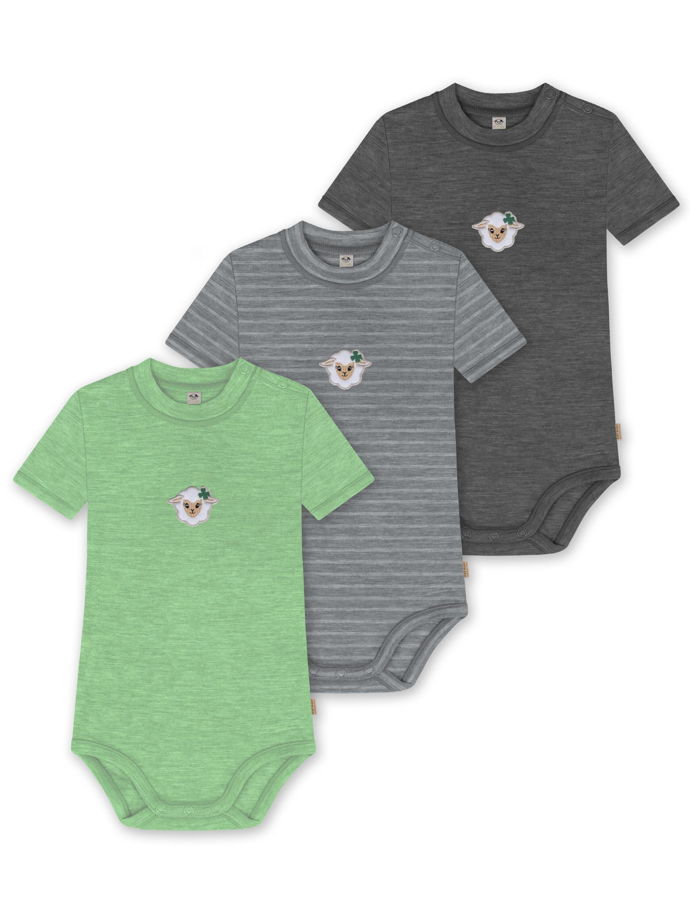 normani Rompertje/body 'Tihoi' in Grijs: voorkant