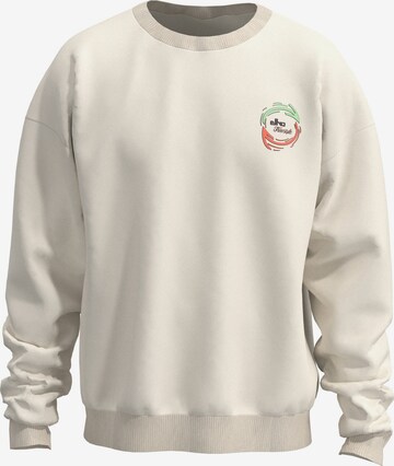 Sweat-shirt elho en beige : devant