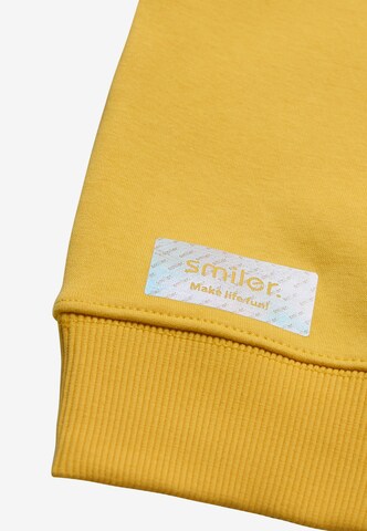 smiler. Sweatshirt 'Cuddle' in Yellow