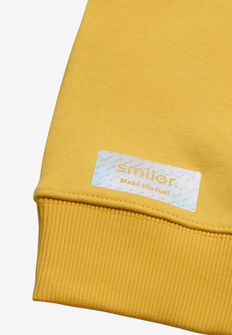 smiler. Sweatshirt 'Cuddle' in Gelb