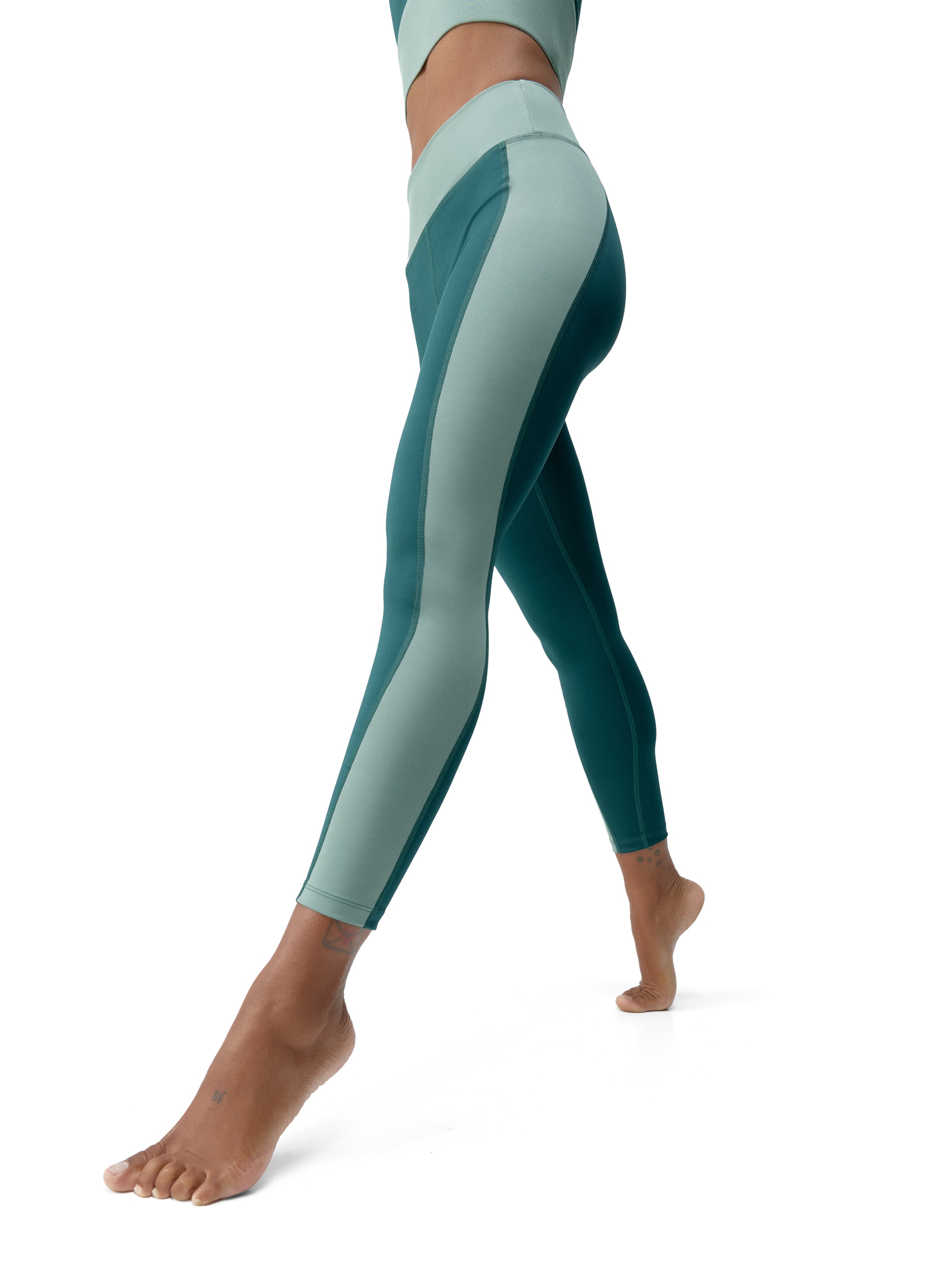 Skinny Leggings 'Maiko' Born en vert