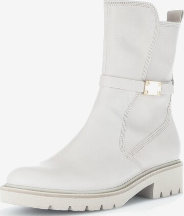 GABOR Ankle Boots in White: front