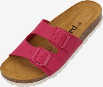 Palado Pantolette 'Palado Milos Matt' in Pink: Vorderseite