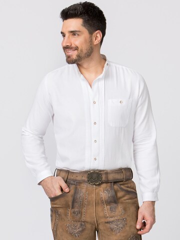 STOCKERPOINT Trachtenshirt 'Fredi'‌‌‌‌‌‌‌‌ in Weiß