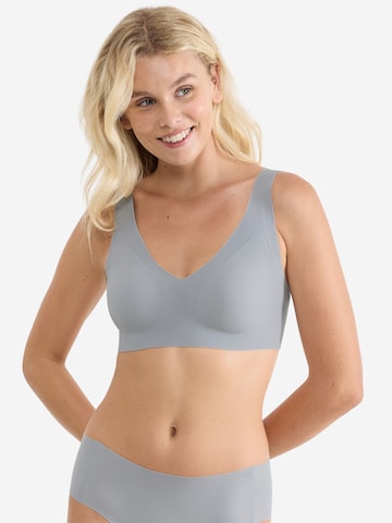 SLOGGI T-shirt Bra ' Blue ZERO Feel 20 ' in Grey: front