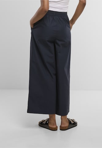 Urban Classics Wide leg Broek in Blauw