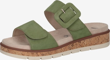 CAPRICE Pantolette in Grün: Vorderseite