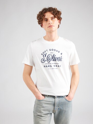 s.Oliver T-Shirt in Weiß: Vorderseite