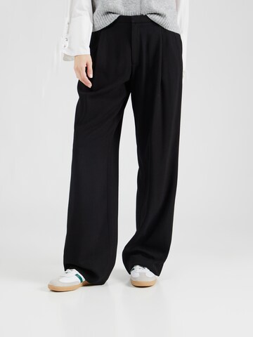 Lindex Loosefit Laskoshousut 'Charlotte' värissä musta: etupuoli