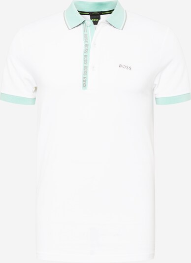 BOSS Green Majica 'Paule 4' u taupe siva / menta / bijela, Pregled proizvoda