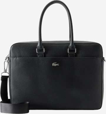Messenger 'Lacoste Homme Sac Ordinateur Noir' de la LACOSTE pe negru: față