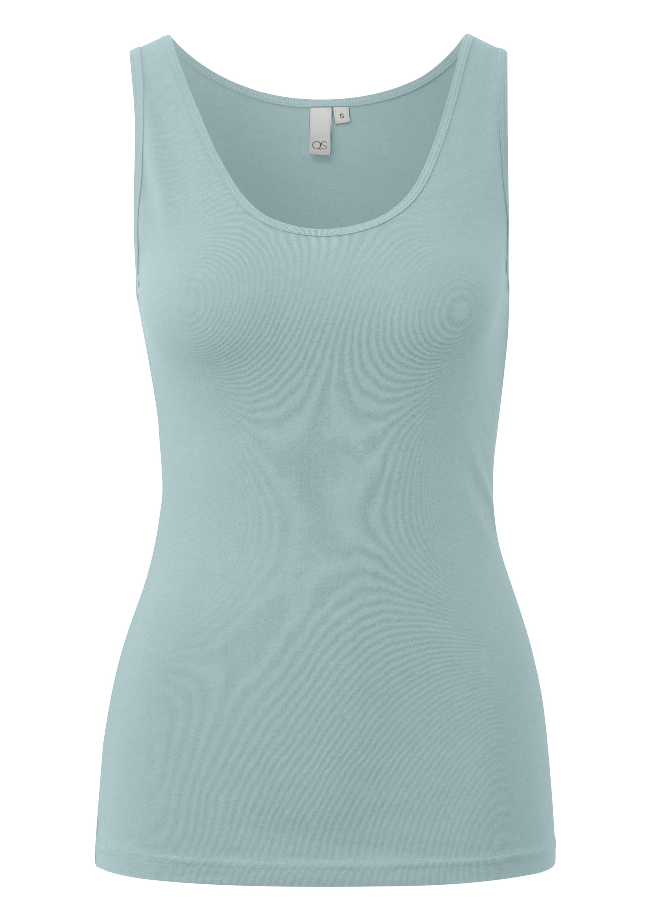 QS Top in Grün: Vorderseite