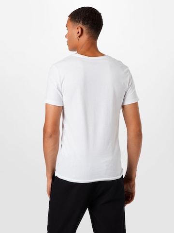 BLEND - Camiseta 'Noel' en blanco