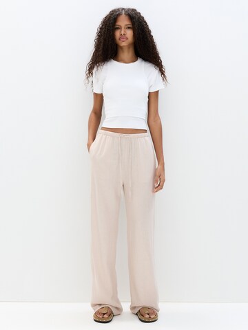 Pull&Bear Loose fit Trousers in Pink