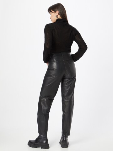 Wide Leg Pantalon 'FRAYA' Aligne en noir