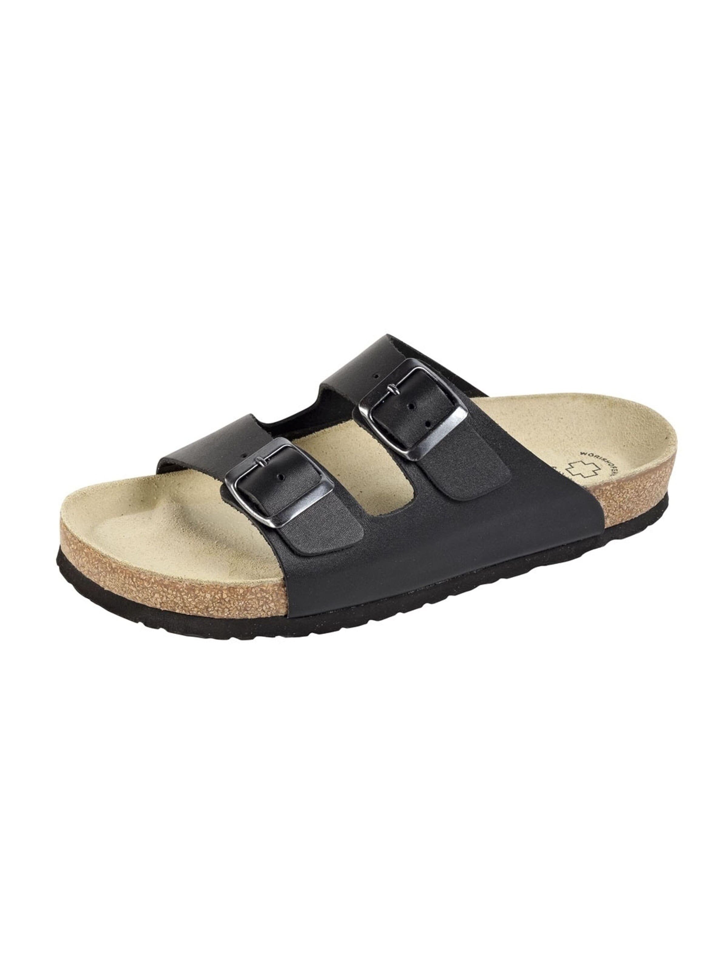 Weeger Sandale 'Bio Pantol. Art. 41110-20'‌‌‌‌‌‌‌ in Schwarz: Vorderseite