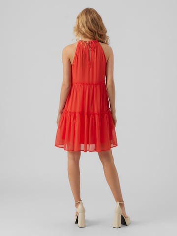 VERO MODA Kleid 'DORA KAYA' in Rot