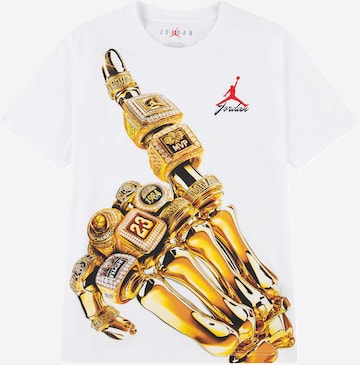 Jordan Shirts 'SKELETON RINGS' i hvid: forside
