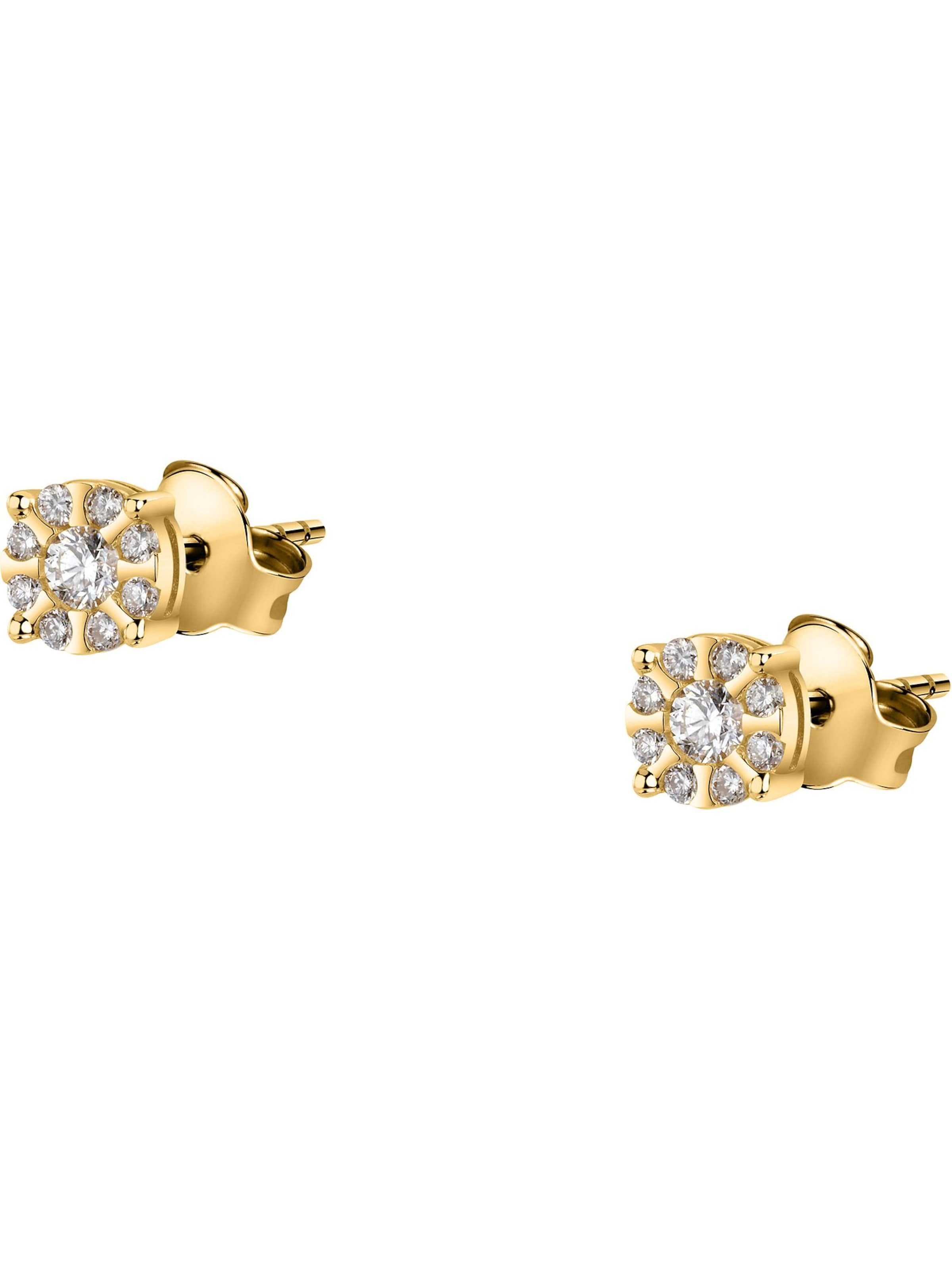 CHRIST Ohrringe in Gelb