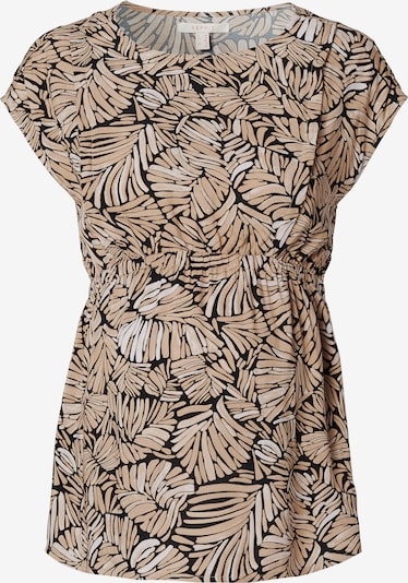 Esprit Maternity Chemisier en mastic / beige clair / noir, Vue avec produit