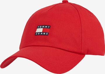 Casquette 'HERITAGE' Tommy Jeans en rouge : devant