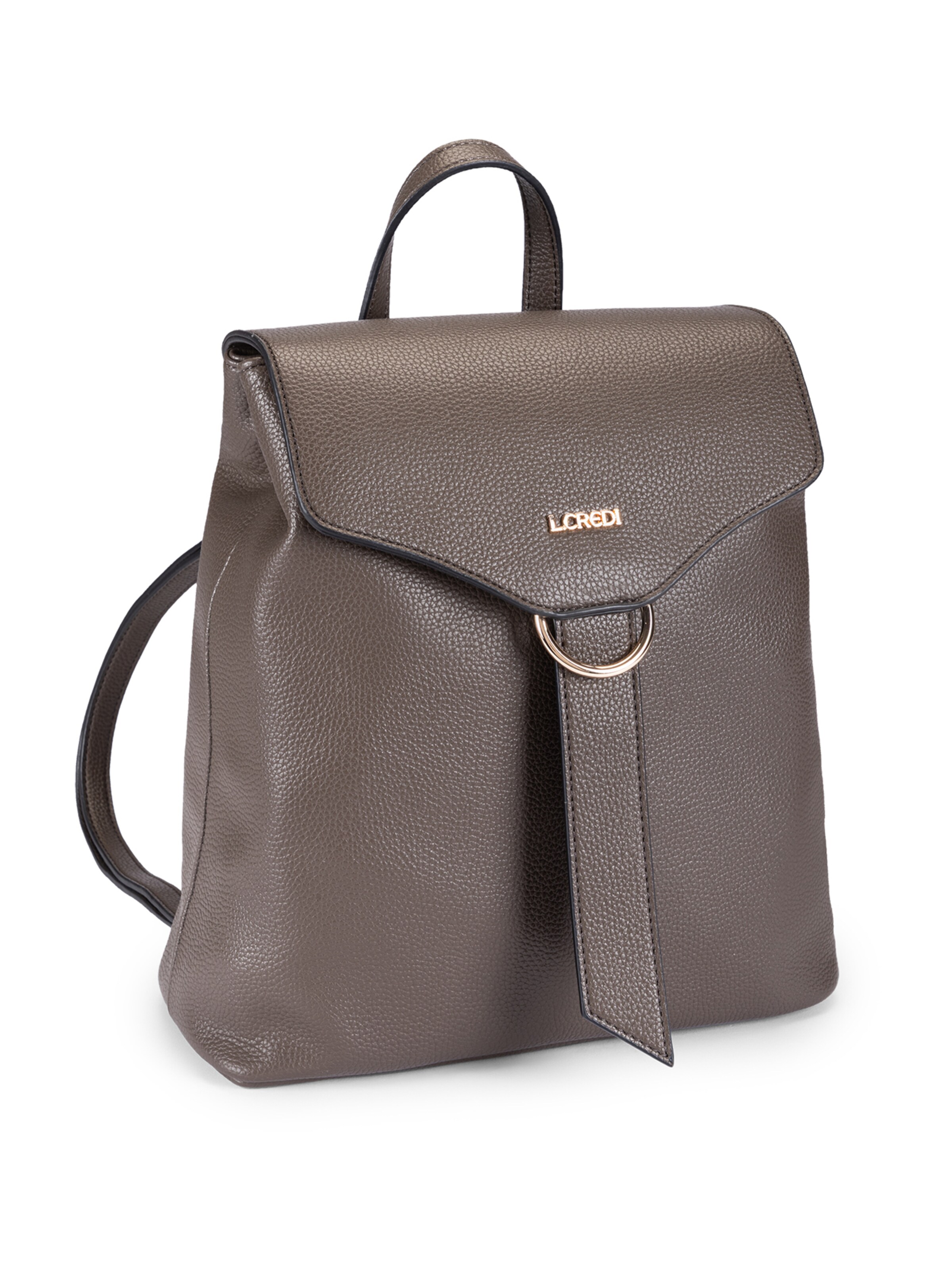 L.CREDI - Mochila 'Ondria' en gris: frente