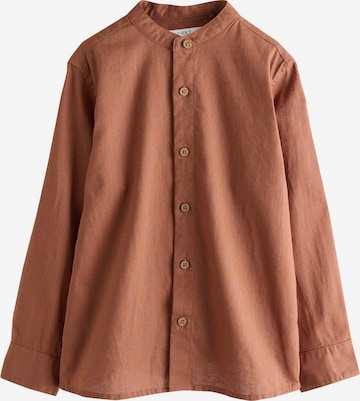 Next Πουκάμισο σε καφέ: μπροστά
