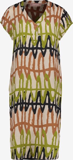 Cartoon Sommerkleid mit Muster in beige / grün / rot, Produktansicht