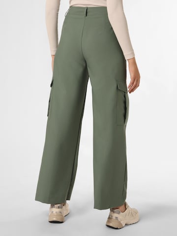 Ipuri Wide leg Pleat-Front Pants in Green