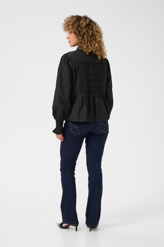 Cream Blouse 'Adeline' in Black